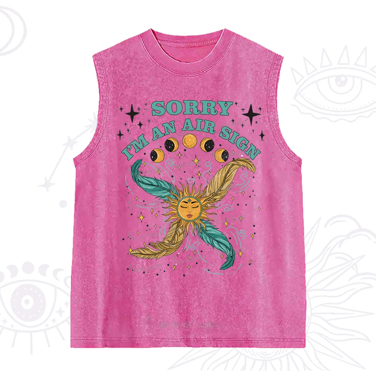 Purplehecate Sorry I'm An Air Sign Washed Tank