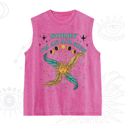 Purplehecate Sorry I'm An Air Sign Washed Tank