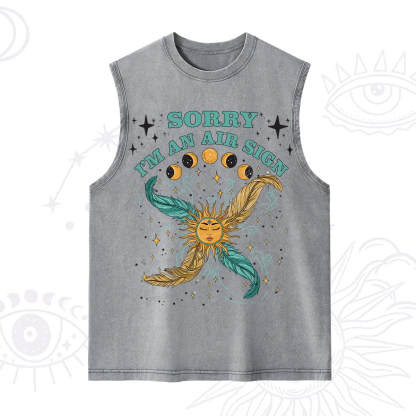 Purplehecate Sorry I'm An Air Sign Washed Tank