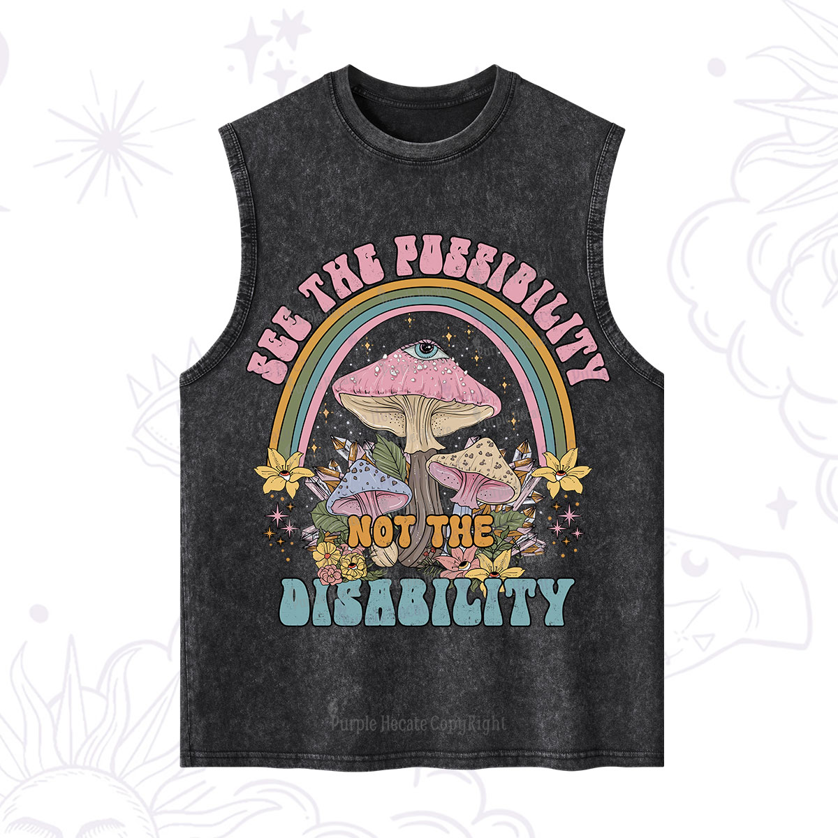 Purplehecate See The Possibility Not The Disability Washed Tank