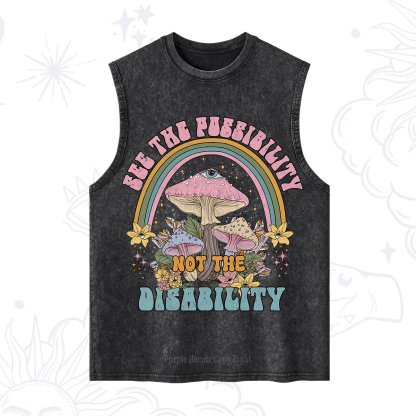 Purplehecate See The Possibility Not The Disability Washed Tank