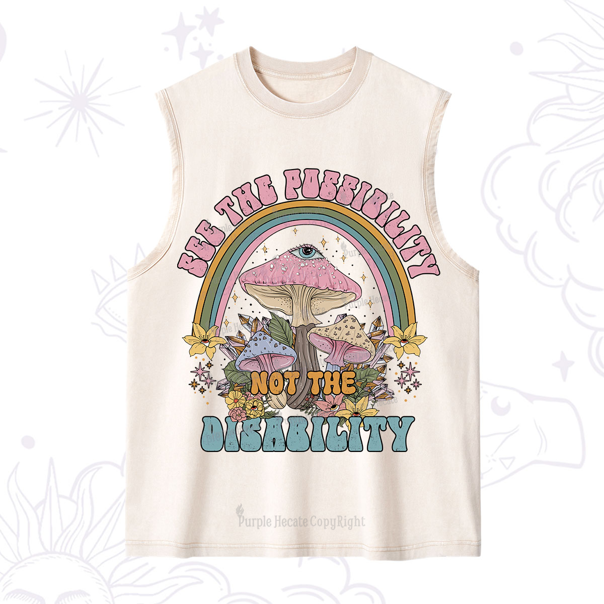 Purplehecate See The Possibility Not The Disability Washed Tank