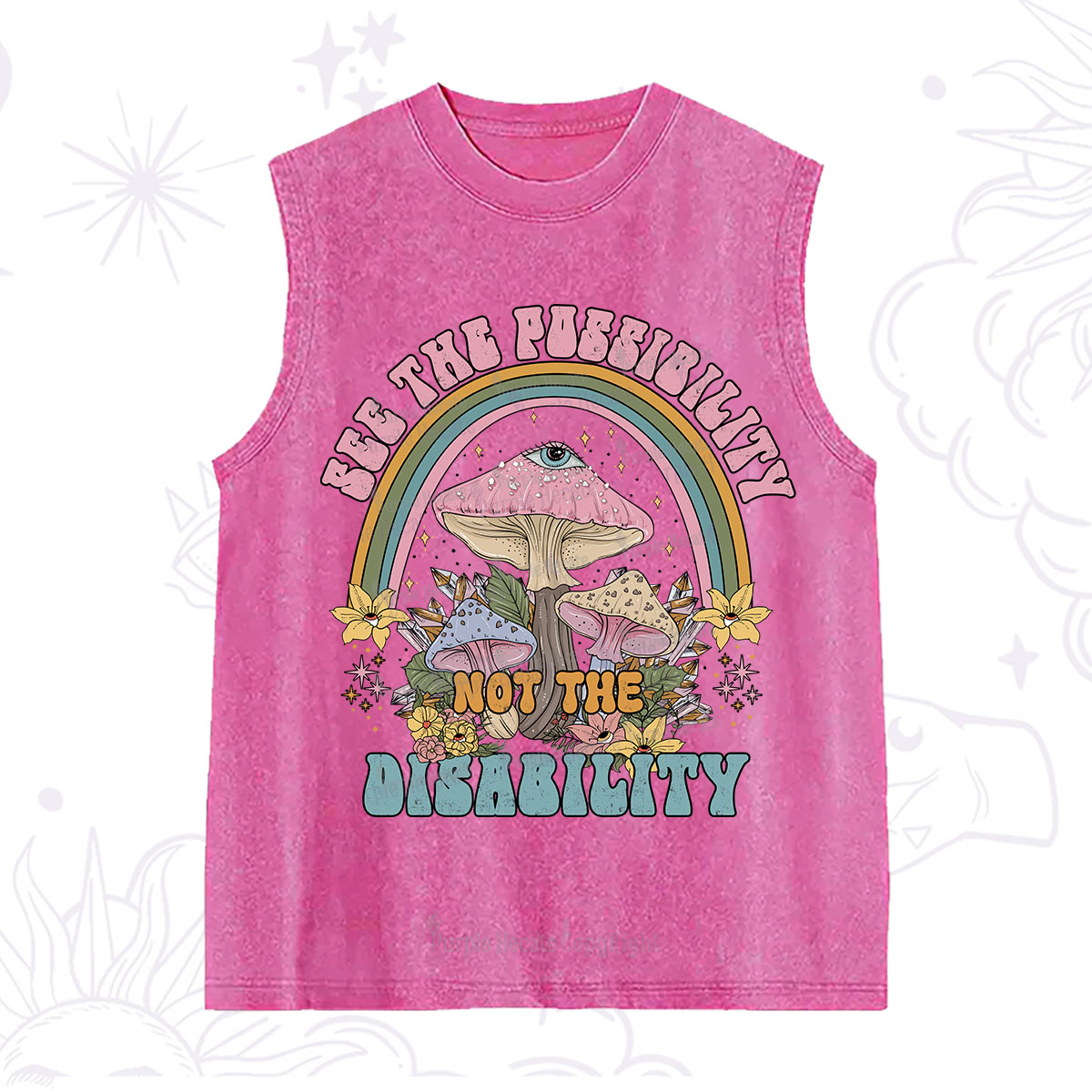 Purplehecate See The Possibility Not The Disability Washed Tank