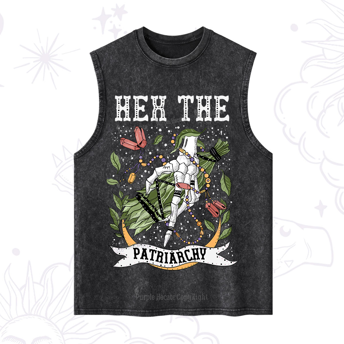 Purplehecate Heh The Patriarchy Washed Tank