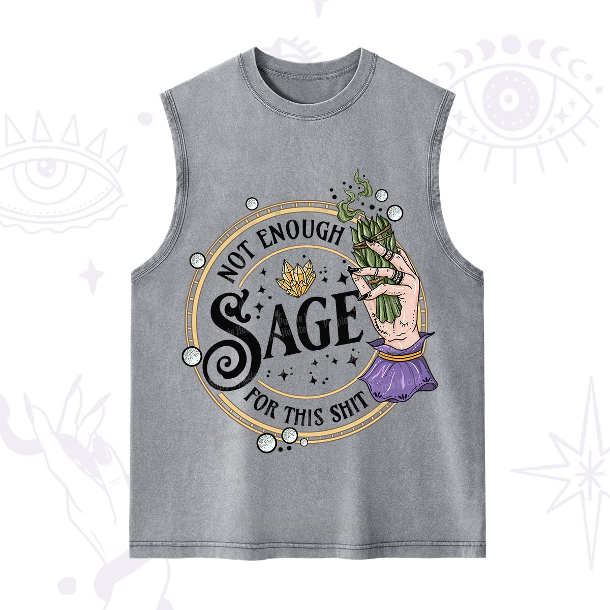 Purplehecate Not Enough Smudge for This Shit Washed Tank