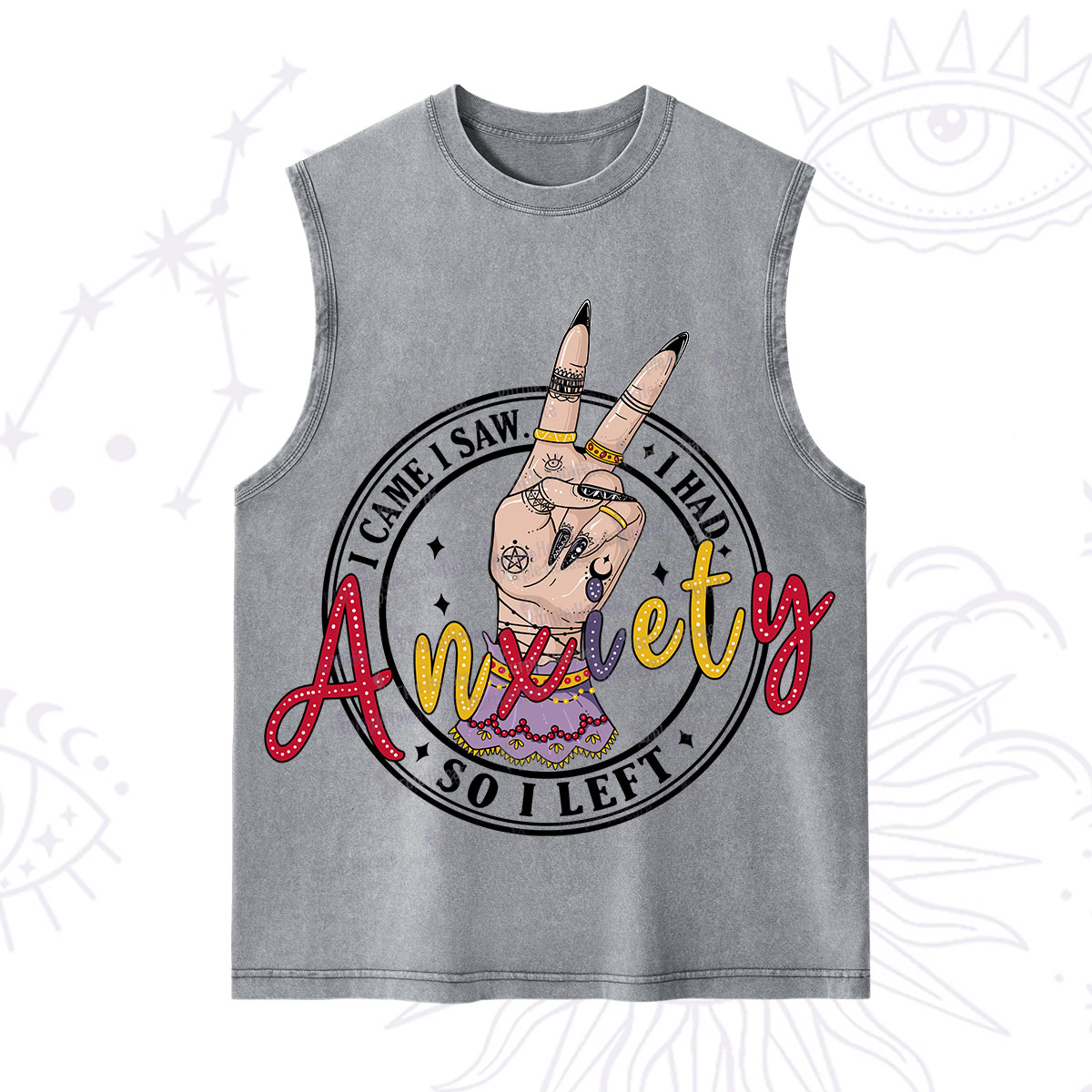 Purplehecate I Had Anxiety So I Left Washed Tank