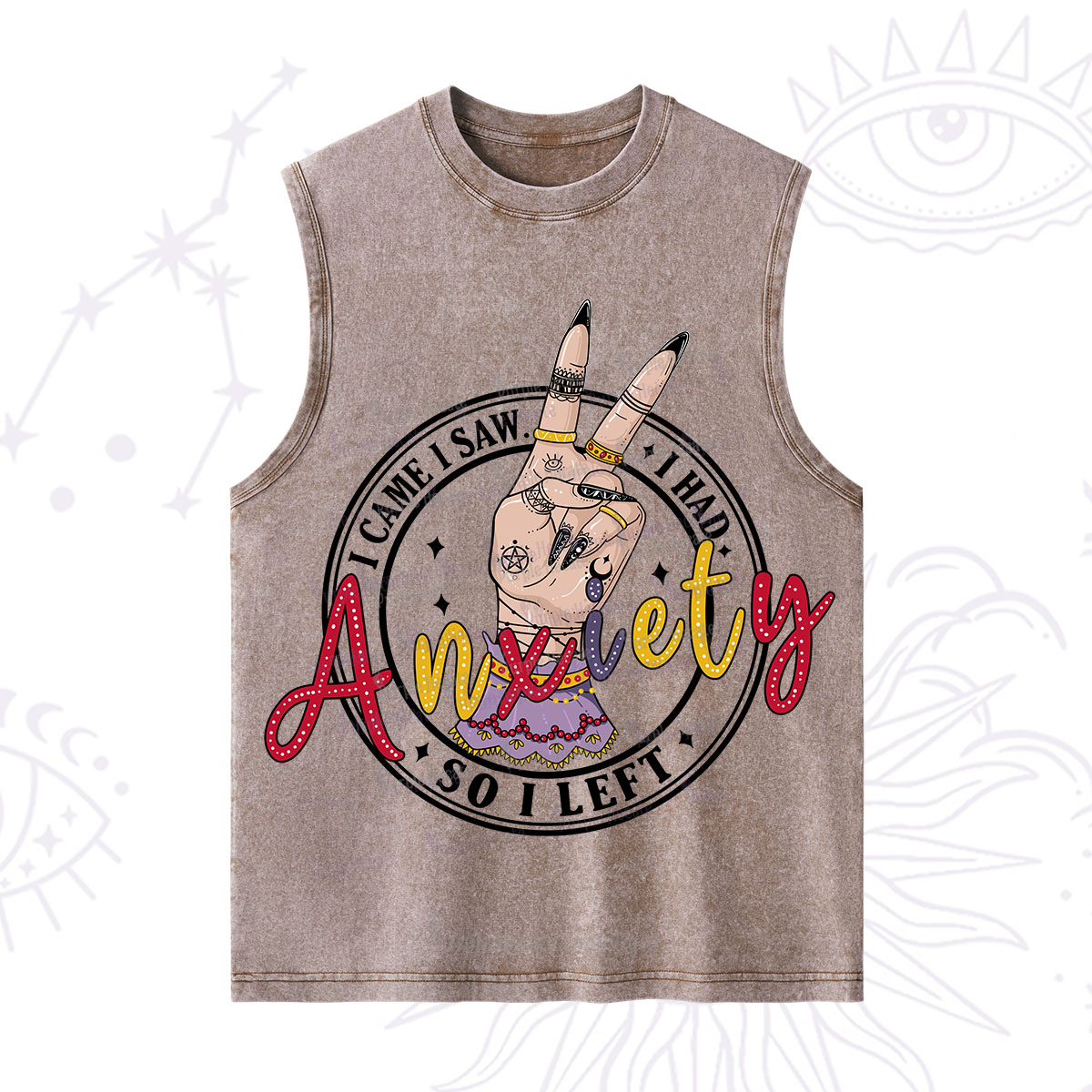 Purplehecate I Had Anxiety So I Left Washed Tank