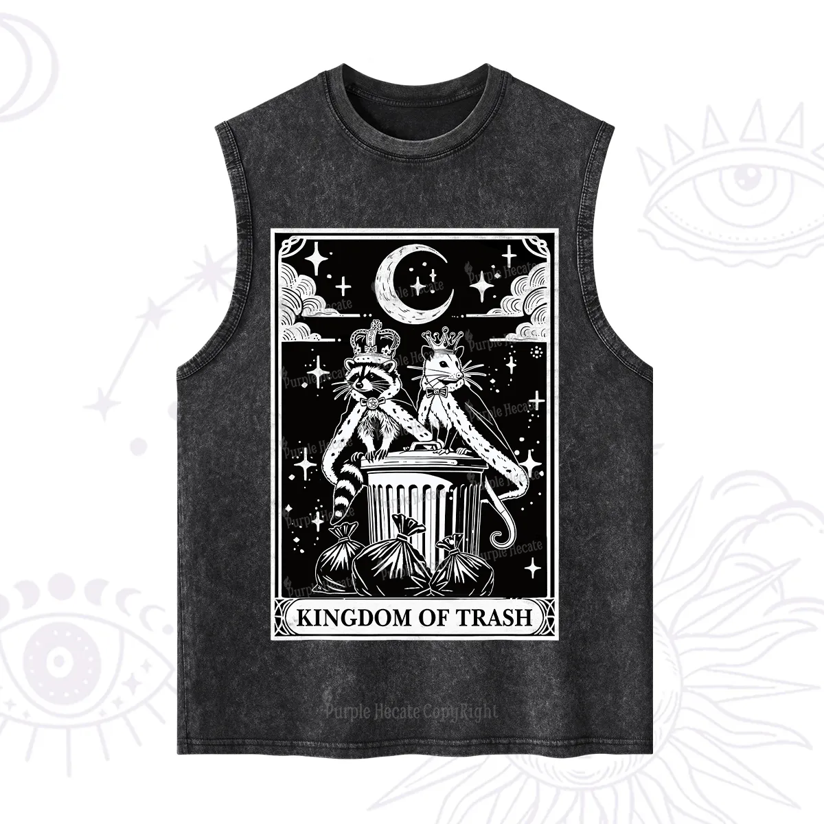 Purplehecate The Kingdom Of Trash Tarot Washed Tank