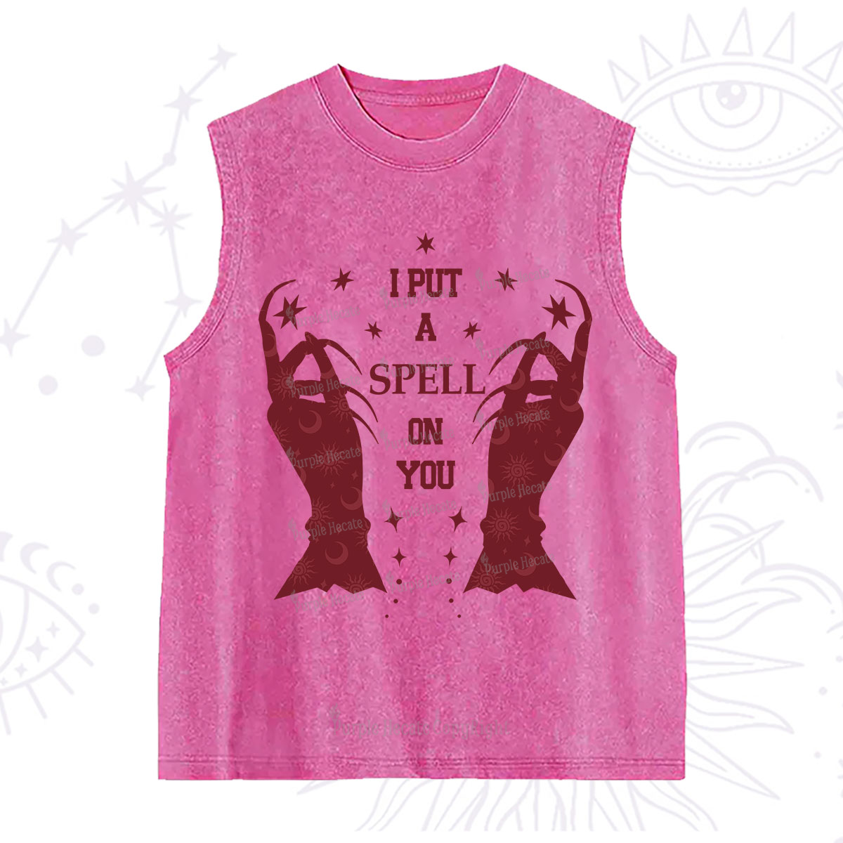 Purplehecate I Put A Spell On You Washed Tank