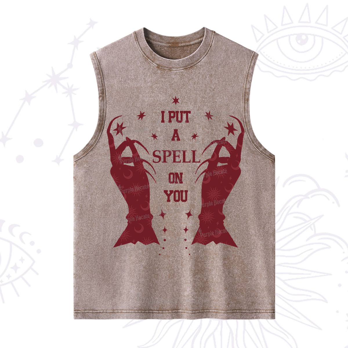 Purplehecate I Put A Spell On You Washed Tank