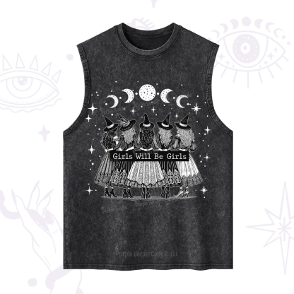 Purplehecate Girls Will Be Girls Witch Power Washed Tank
