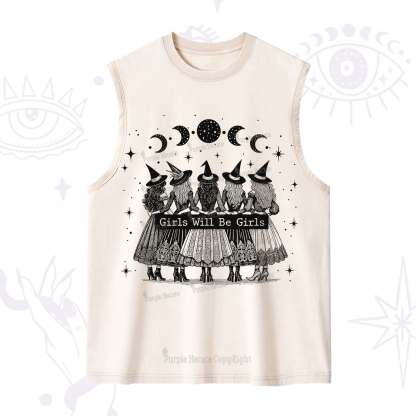 Purplehecate Girls Will Be Girls Witch Power Washed Tank
