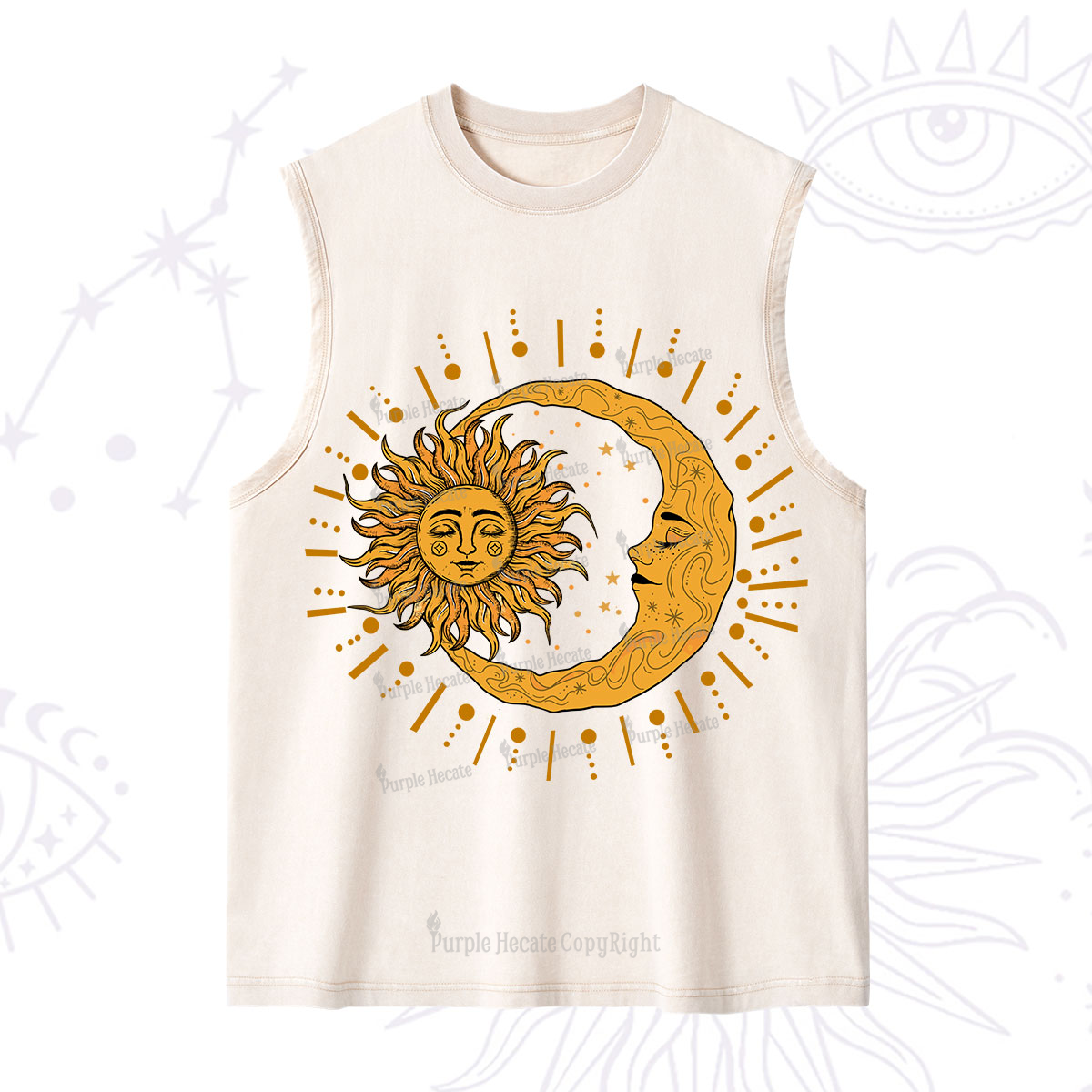 Purplehecate Solar & Lunar Spirit Washed Tank