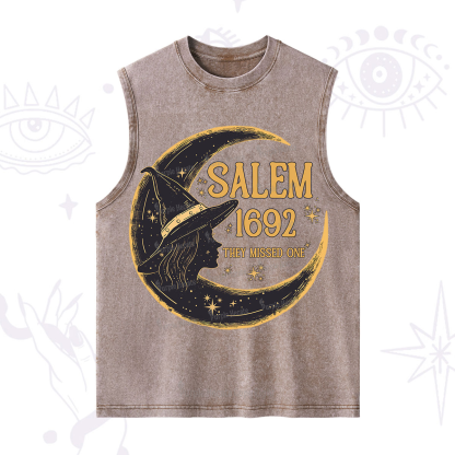 Purplehecate 1692 Salem Witch Washed Tank