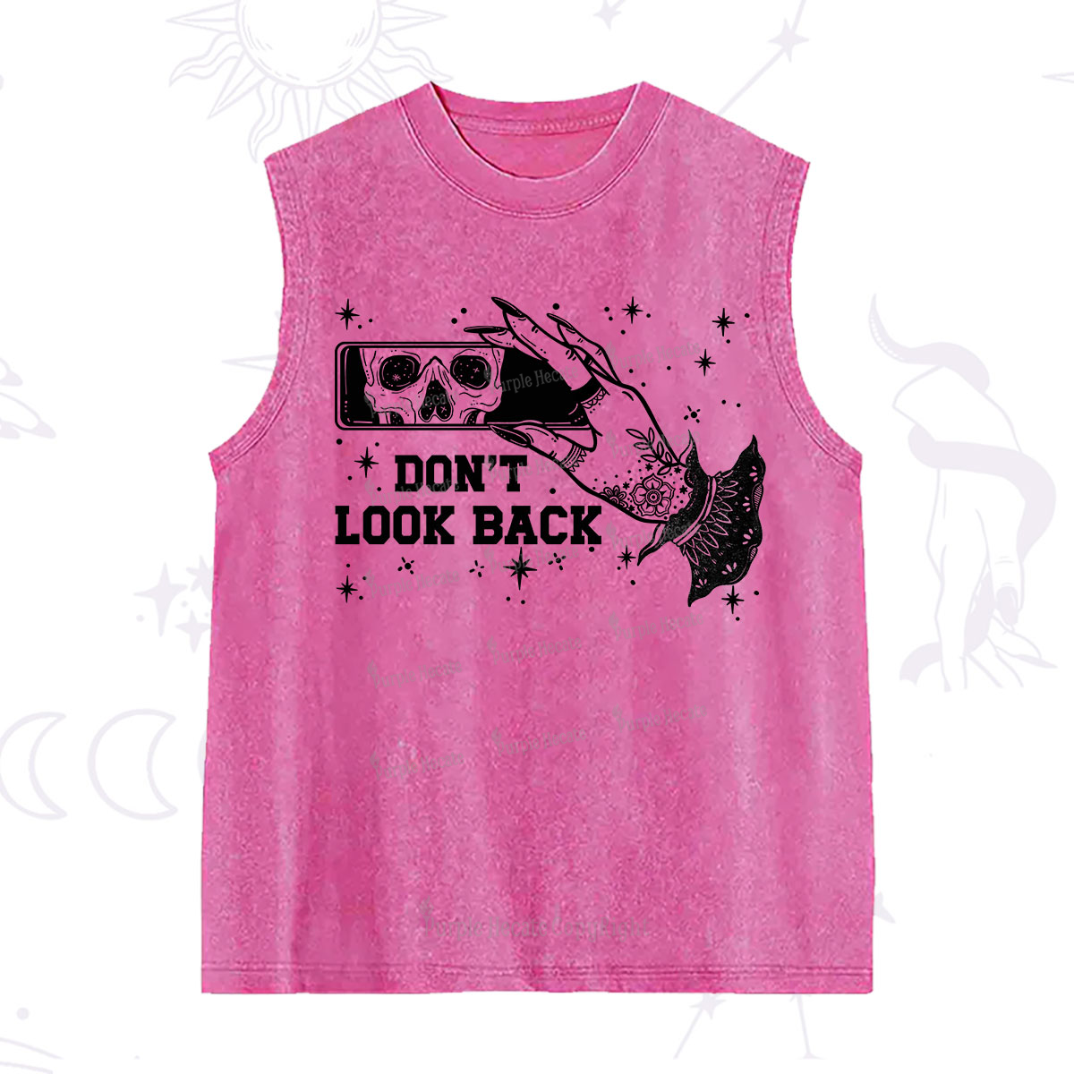 Purplehecate Don't Look Back Washed Tank