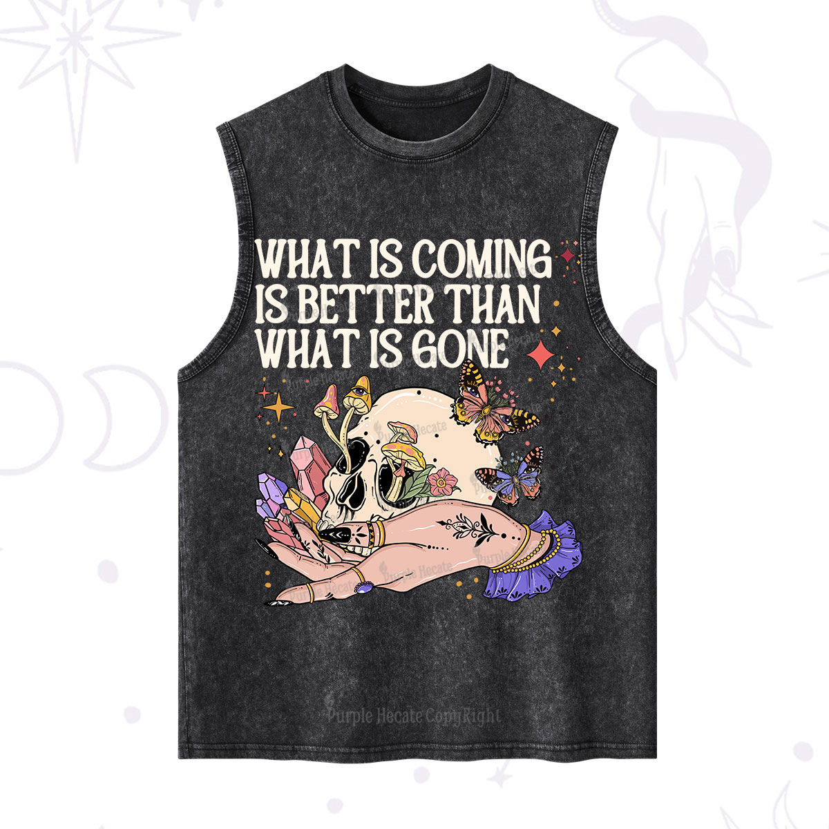 Purplehecate What Is Coming Is Better Than What Is Gone Washed Tank
