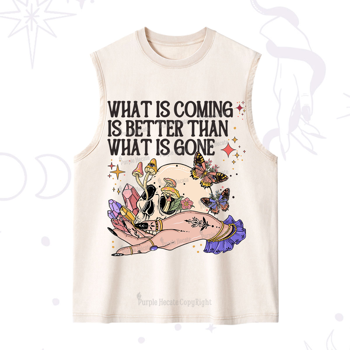 Purplehecate What Is Coming Is Better Than What Is Gone Washed Tank