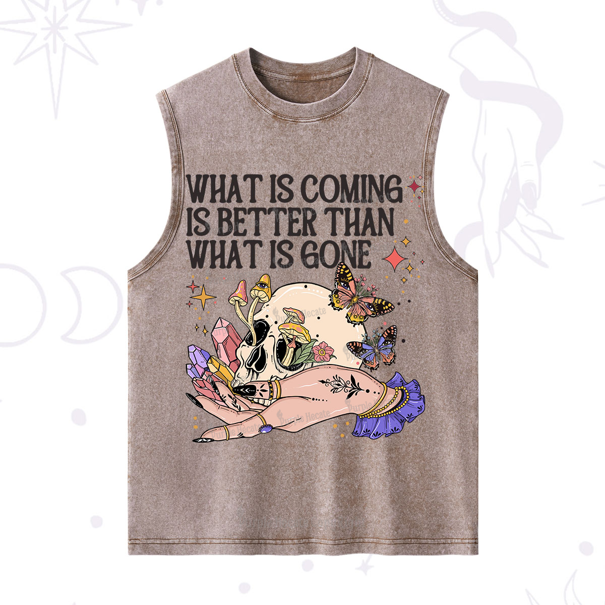 Purplehecate What Is Coming Is Better Than What Is Gone Washed Tank