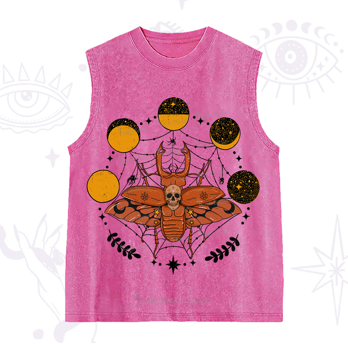 Purplehecate Lunar Web Death Beetle Washed Tank