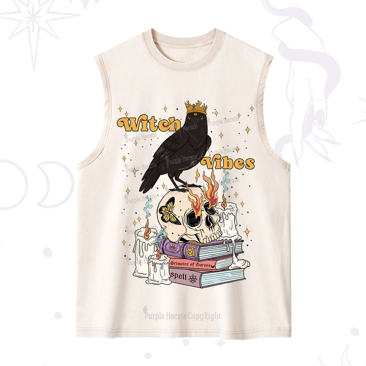 Purplehecate Witch Vibes Washed Tank