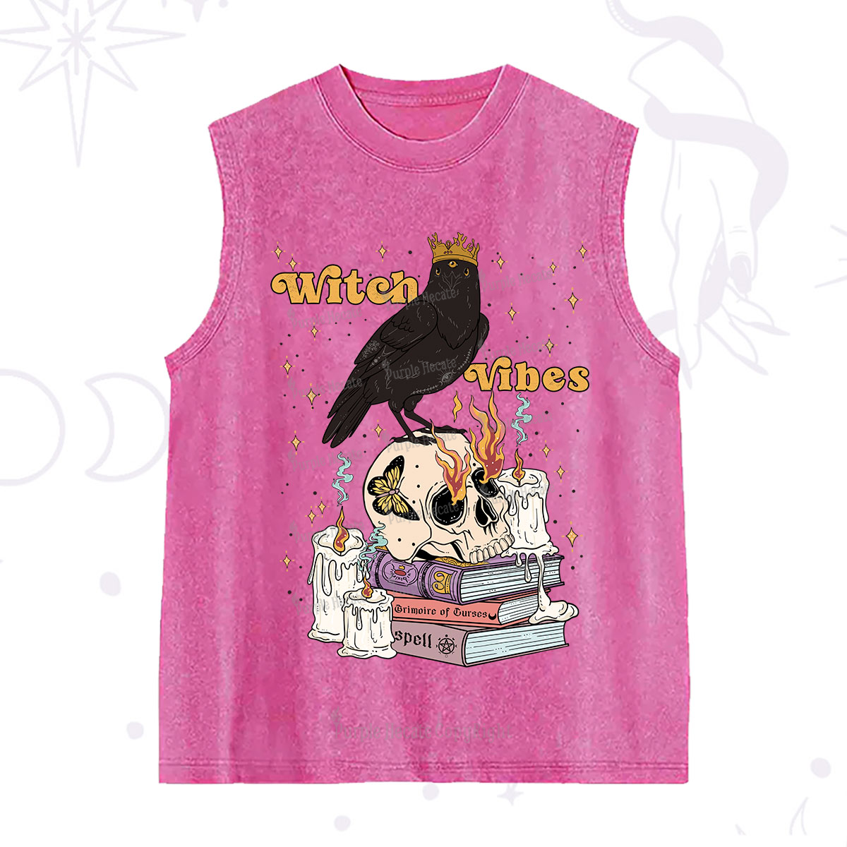 Purplehecate Witch Vibes Washed Tank