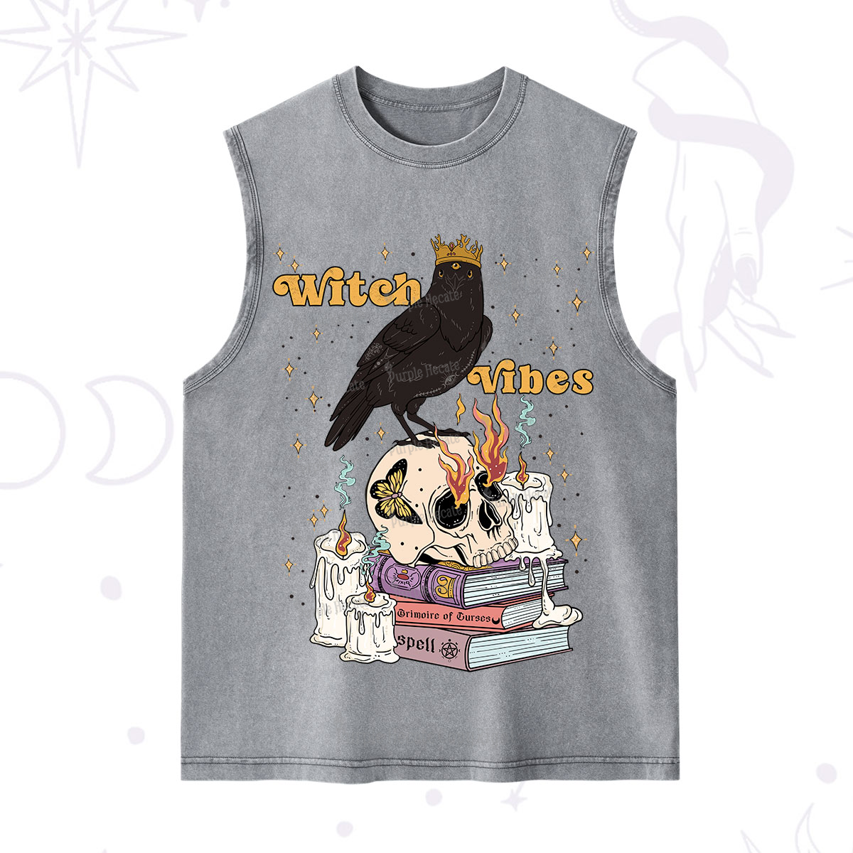 Purplehecate Witch Vibes Washed Tank