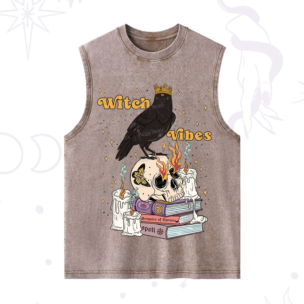 Purplehecate Witch Vibes Washed Tank