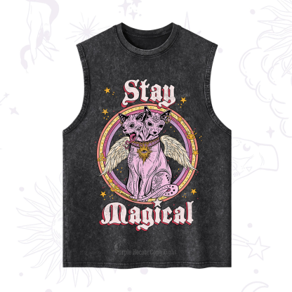 Purplehecate Stay Magical Washed Tank