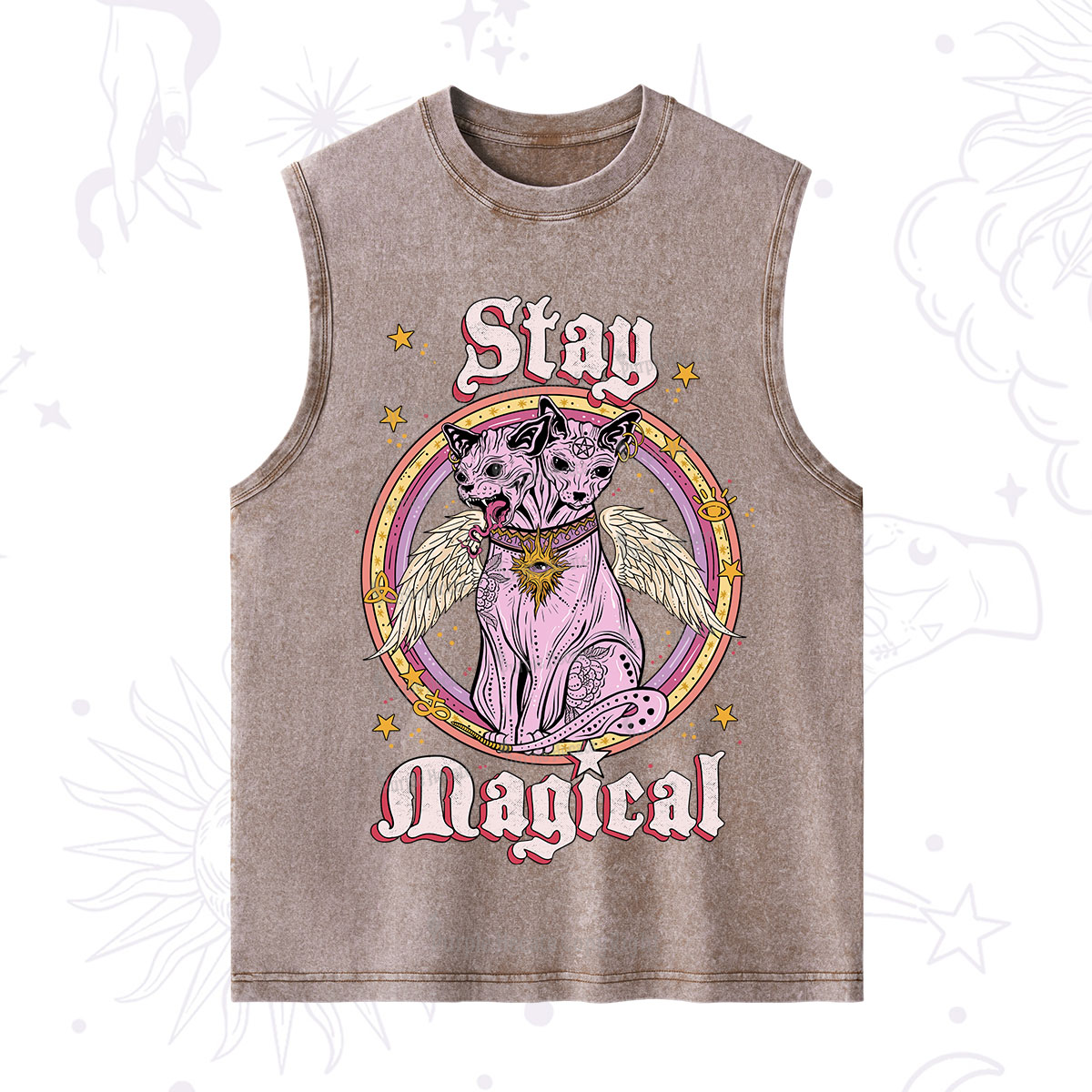 Purplehecate Stay Magical Washed Tank