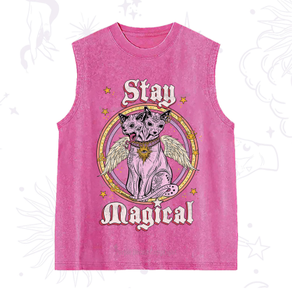 Purplehecate Stay Magical Washed Tank