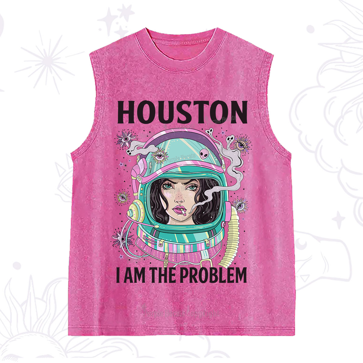 Purplehecate Houston I am the problem Washed Tank