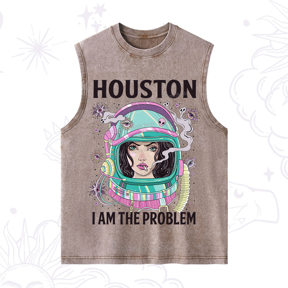 Purplehecate Houston I am the problem Washed Tank