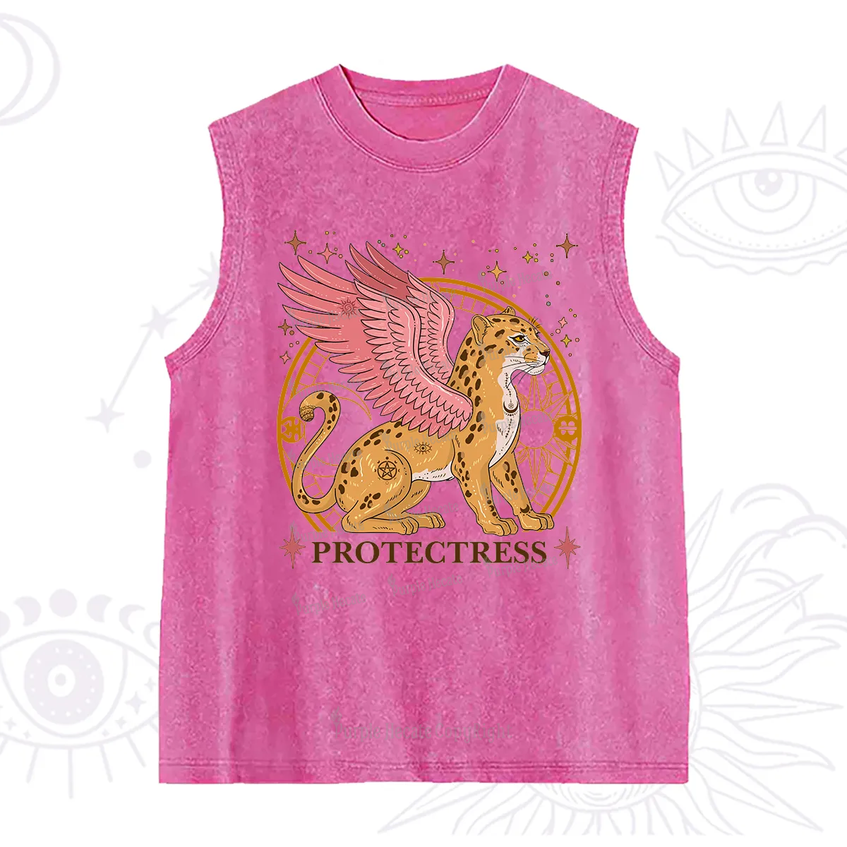 Purplehecate Celestial Protectress Washed Tank