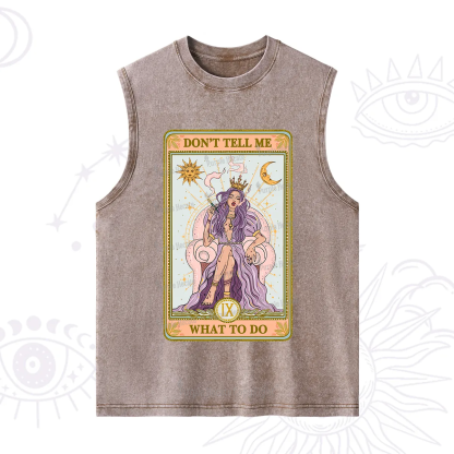 Purplehecate The Don't Tell Me What To Do Oracle Card Washed Tank