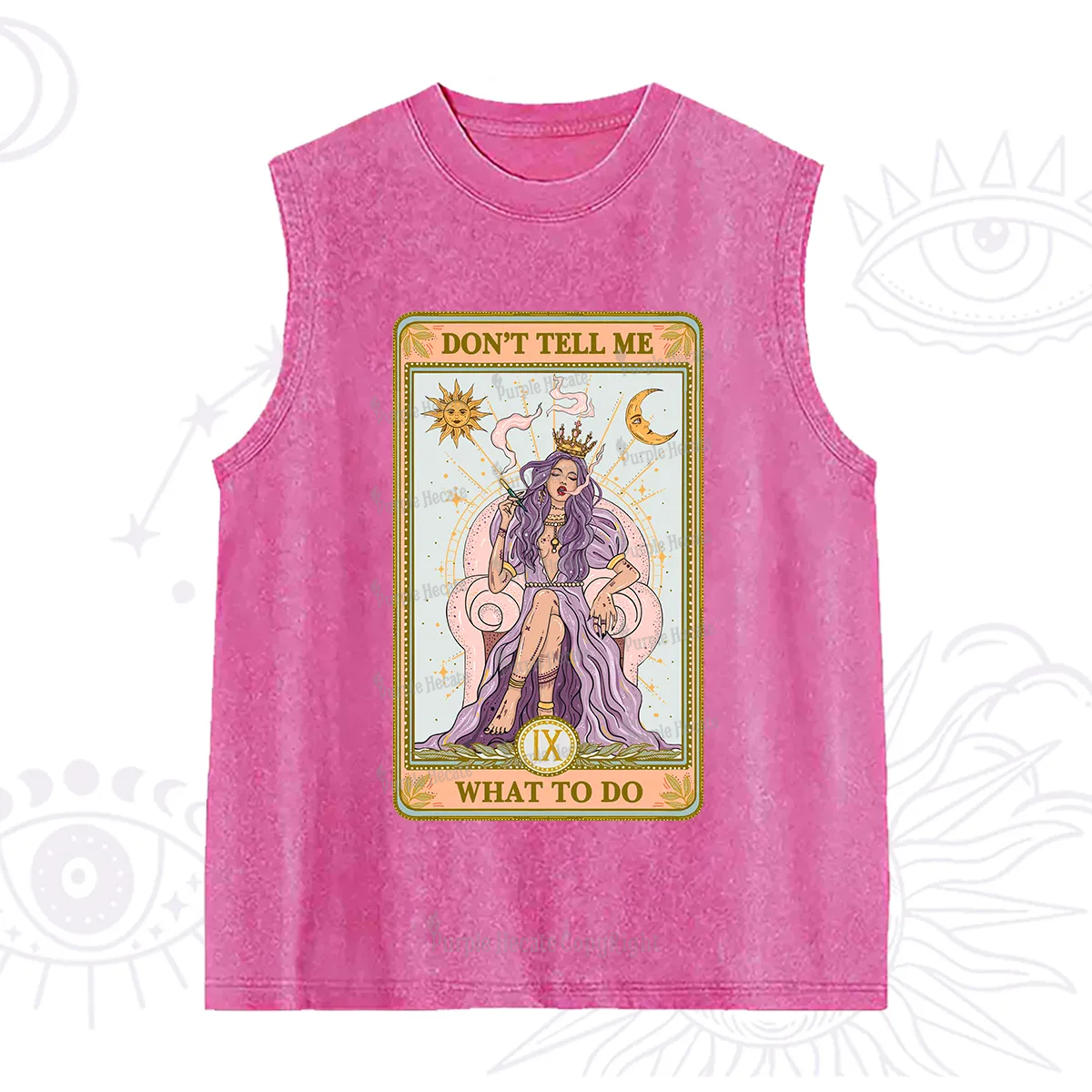 Purplehecate The Don't Tell Me What To Do Oracle Card Washed Tank