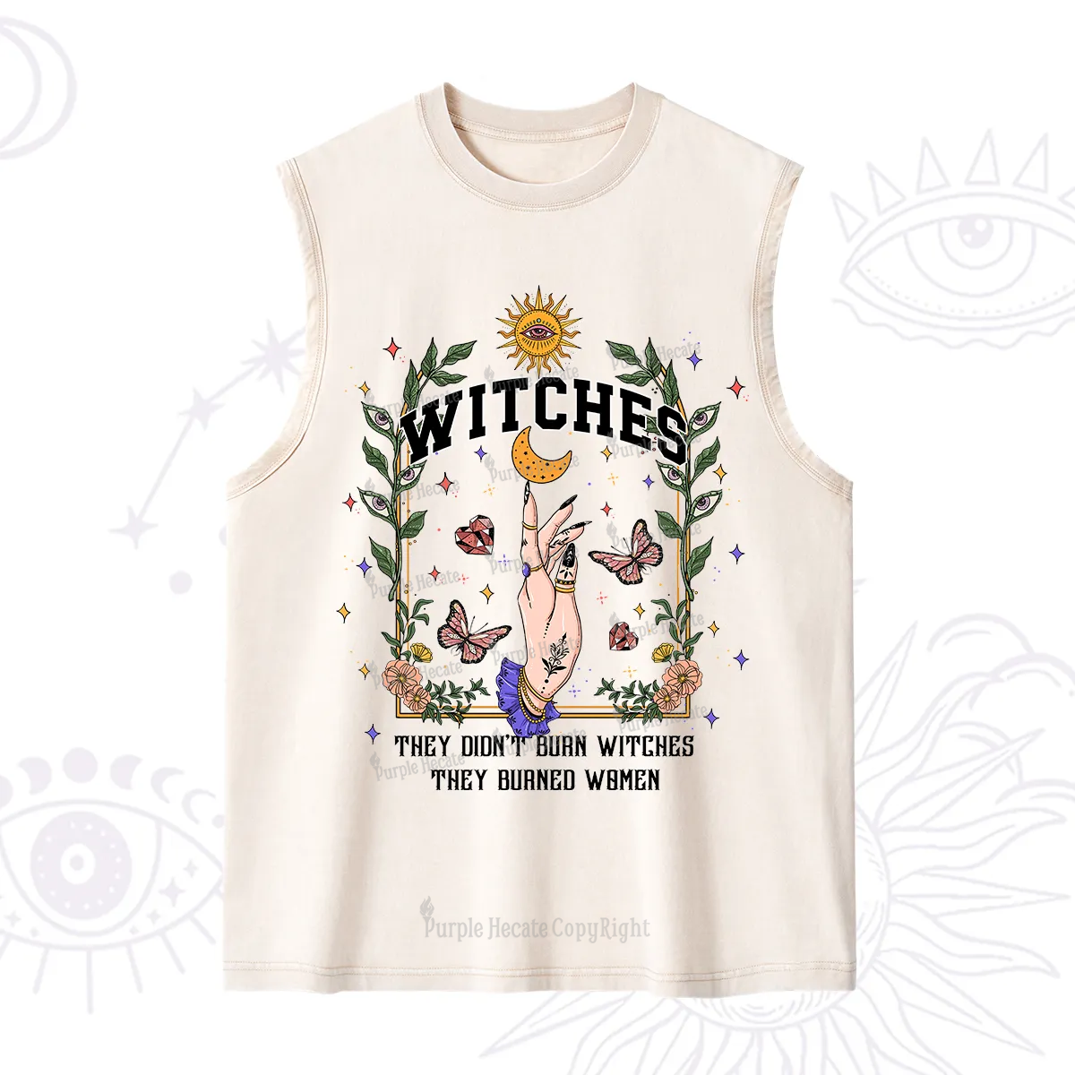 Purplehecate They Didn't Burn Witches They Burned Women Washed Tank