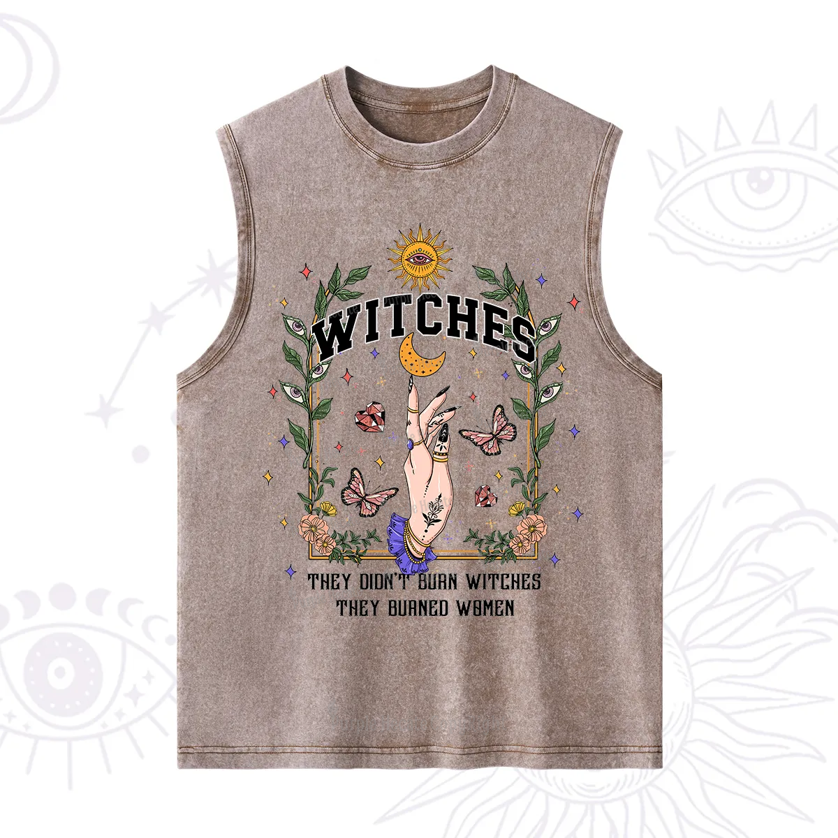 Purplehecate They Didn't Burn Witches They Burned Women Washed Tank