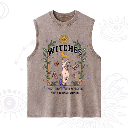 Purplehecate They Didn't Burn Witches They Burned Women Washed Tank