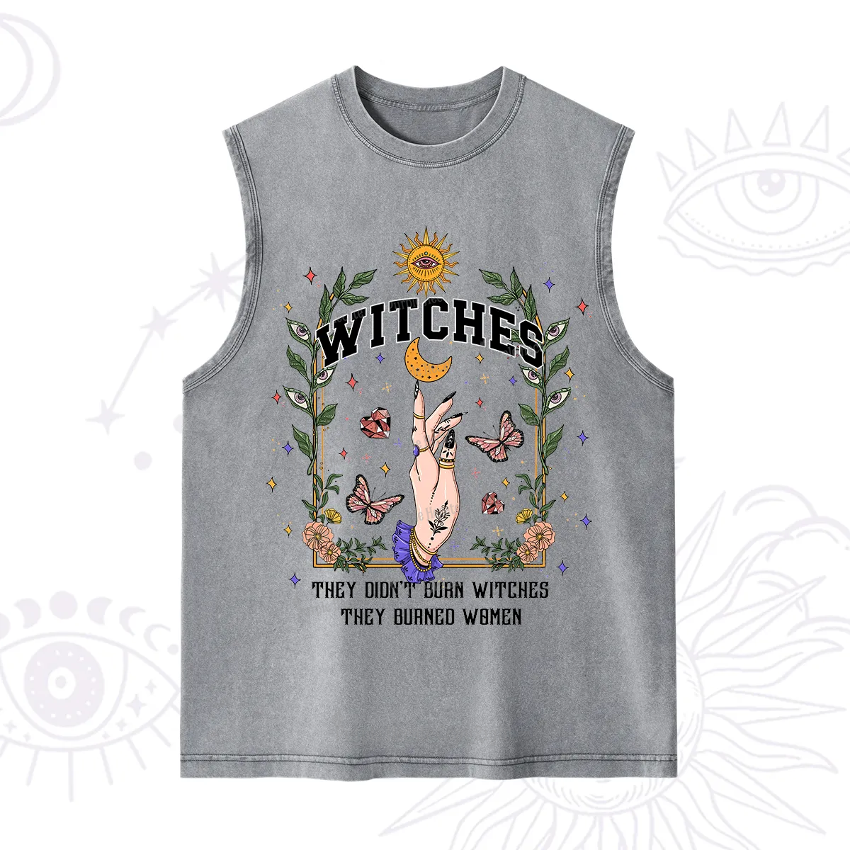 Purplehecate They Didn't Burn Witches They Burned Women Washed Tank