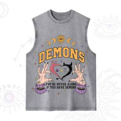 Purplehecate You're Never Alone If You Have Demons Washed Tank