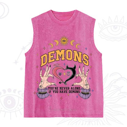 Purplehecate You're Never Alone If You Have Demons Washed Tank