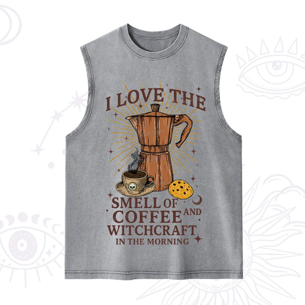 Purplehecate I Love The Smell Of Coffee And Witchcraft In The Morning Washed Tank