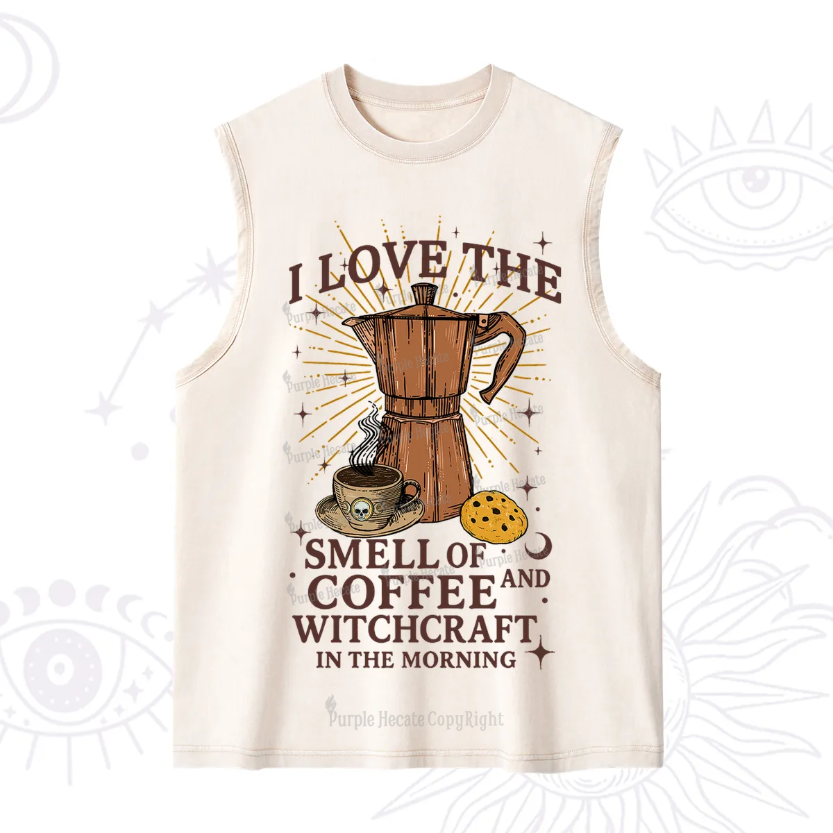 Purplehecate I Love The Smell Of Coffee And Witchcraft In The Morning Washed Tank