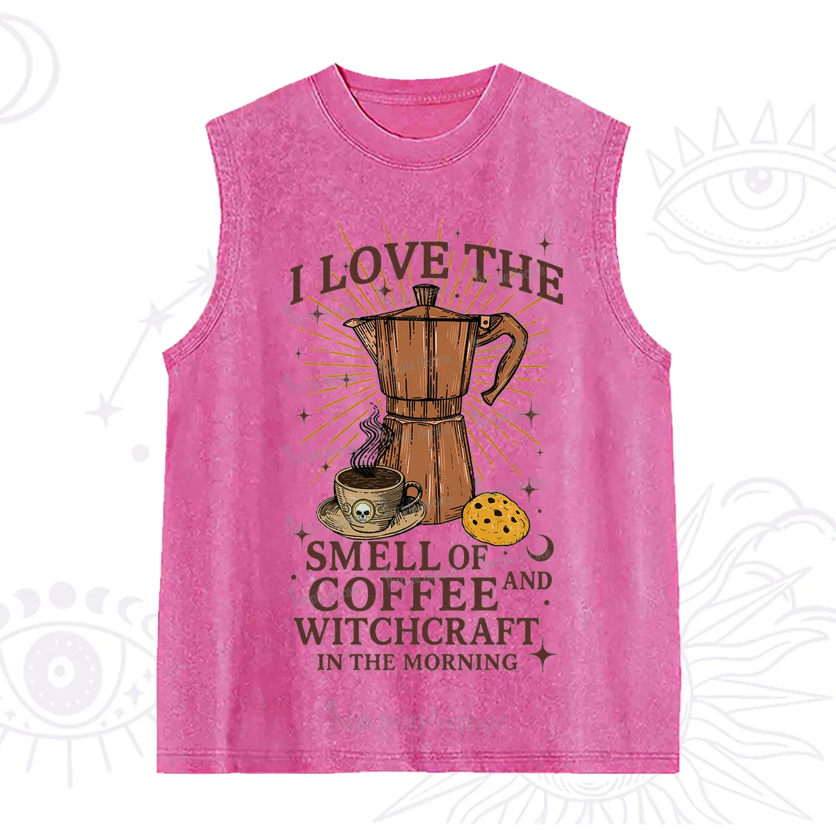 Purplehecate I Love The Smell Of Coffee And Witchcraft In The Morning Washed Tank