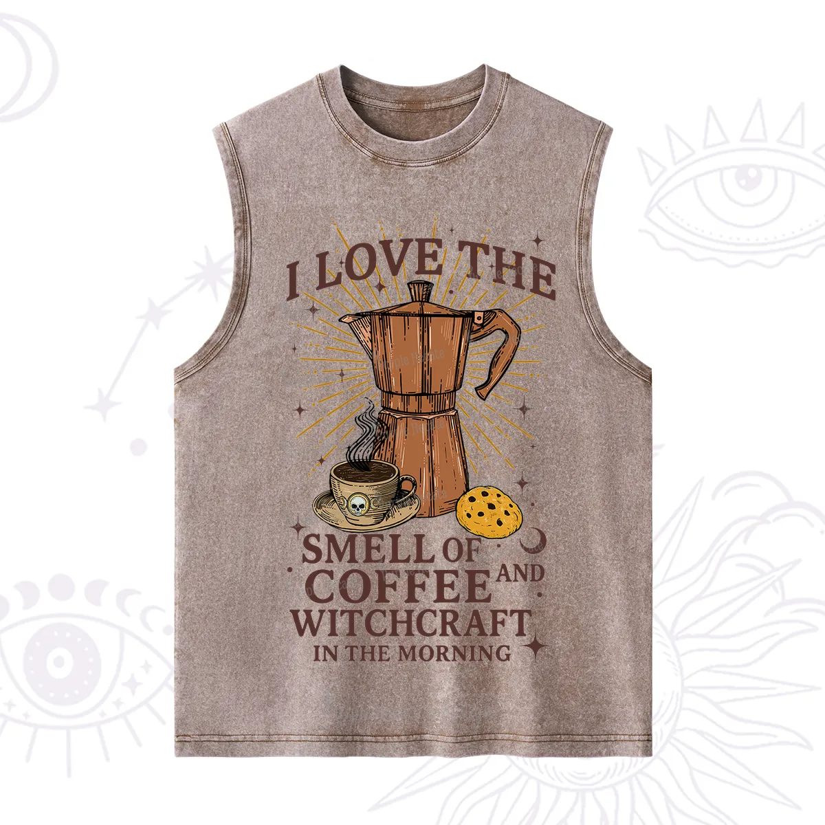 Purplehecate I Love The Smell Of Coffee And Witchcraft In The Morning Washed Tank