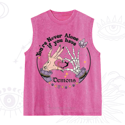 Purplehecate You're Never Alone If You Have Demons Washed Tank