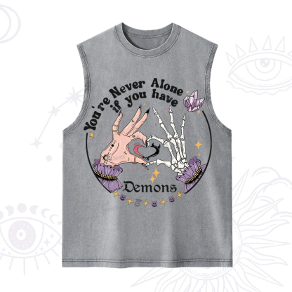 Purplehecate You're Never Alone If You Have Demons Washed Tank