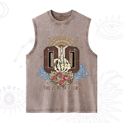 Purplehecate The Zero of Fucks No Apologies Washed Tank