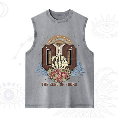 Purplehecate The Zero of Fucks No Apologies Washed Tank