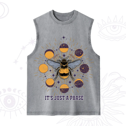 Purplehecate It's Just a Moon Bee Phase Washed Tank